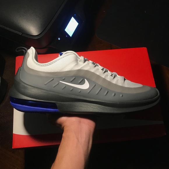 nike air max axis blue and grey
